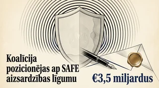 Koalīcija pozicionējas ap SAFE aizsardzības līgumu