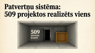 Patvertņu sistēma: 509 projektos realizēts viens