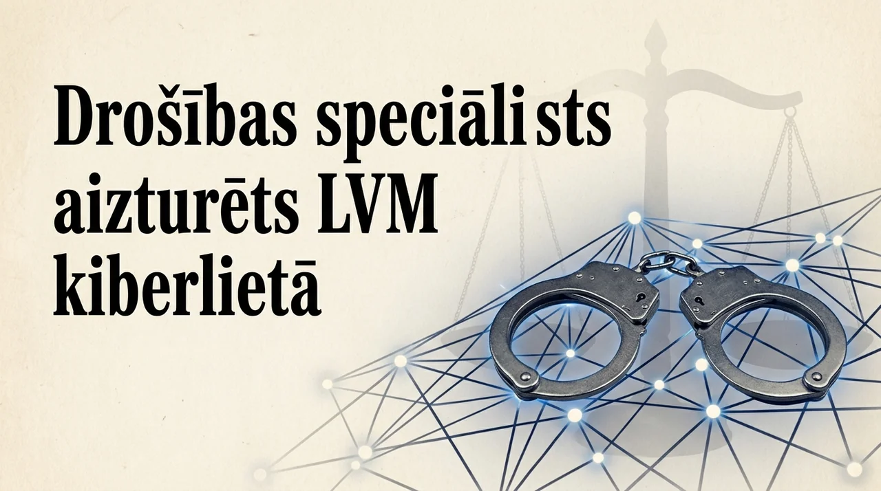 Drošības speciālists aizturēts LVM kiberlietā