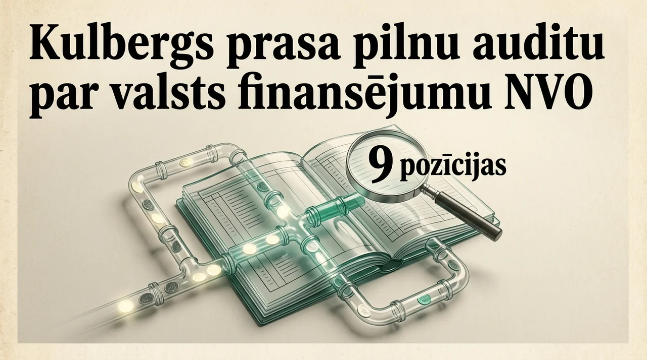 Kulbergs prasa pilnu auditu par valsts finansējumu NVO